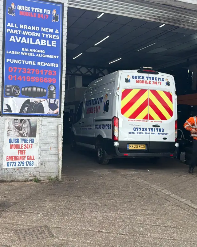 24 hour mobile tyre fitting near me quick tyre fix glasgow