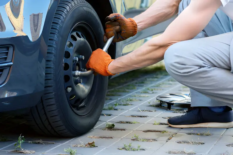 professional flat tyre repair glasgow